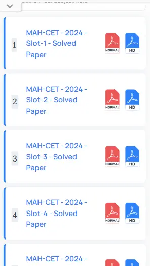 MAH CET Previous Year Question Paper, MAH CET Previous Year Question Paper PDF, MAH CET Exam Previous Year Question Paper, MAH CET Previous Year Question Paper PDF Free Download, MAH CET Previous Year Question Paper with Solutions, MAH CET Previous Year Question Paper Download