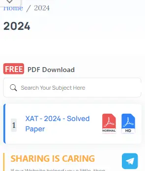 XAT Previous Year Question Paper with Solutions PDF Download (2024-2010)