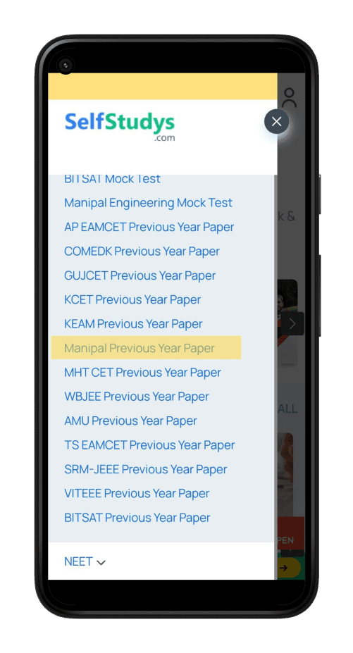 Manipal Previous Year Papers, MET Entrance Test Previous Year Papers, MET Previous Year Papers with Solutions, Manipal Previous Year Question Papers PDF, MET Previous Years Question Papers