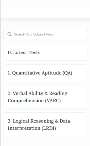 Free Online CAT Mock Test