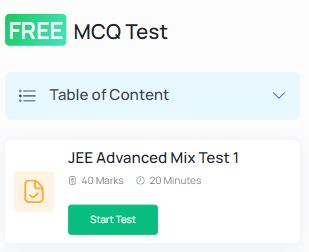 JEE Advanced Mock Test, JEE Advanced Mock Test 2023, Online JEE Advanced Mock Test 2023, Free JEE Advanced Mock Test 2023, JEE Advanced Mock Test with Solutions, JEE Advanced Maths Mock Test, JEE Advanced Physics Mock Test, JEE Advanced Chemistry Mock Test