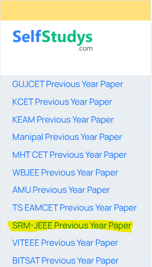 SRMJEEE previous year question papers, SRMJEEE previous year question paper pdf, SRMJEEE previous year question papers pdf download, previous year question paper of SRMJEEE, SRMJEEE Previous Year Question Papers with Solutions