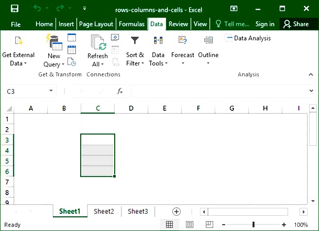 Working With Rows, Columns, and Cells | Deskbright