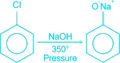 Image result for reaction of bromobenzene and sodium hydroxide
