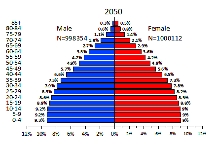 Help Online - Origin Help - Population Pyramid Graph