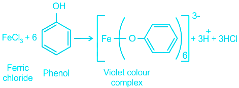 Neutral FeCl3 gives purple colour with: