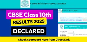 CBSE 10th Result 2025 Declared, Check Direct Link Here