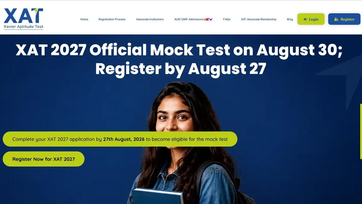 XAT 2027 Official Mock Test on August 30; Register by August 27
