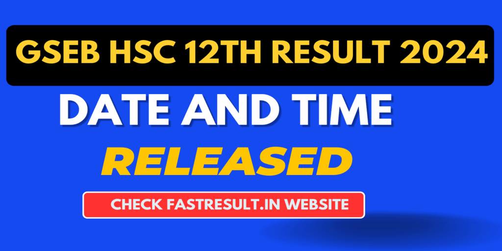 GSEB HSC 12th Result 2024 Date And Time :  Gujarat Board 12th Result will be Released Tomorrow at 9 AM - Check Official Notice here