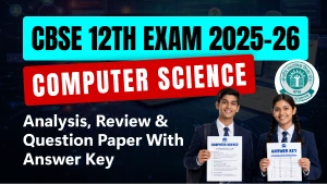 CBSE 12 Computer Science Answer Key 2026 and Question Papers, Download PDF All SETs