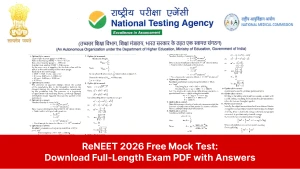 ReNEET 2026 Mock Test PDF: Full-Length Practice Paper with Solutions