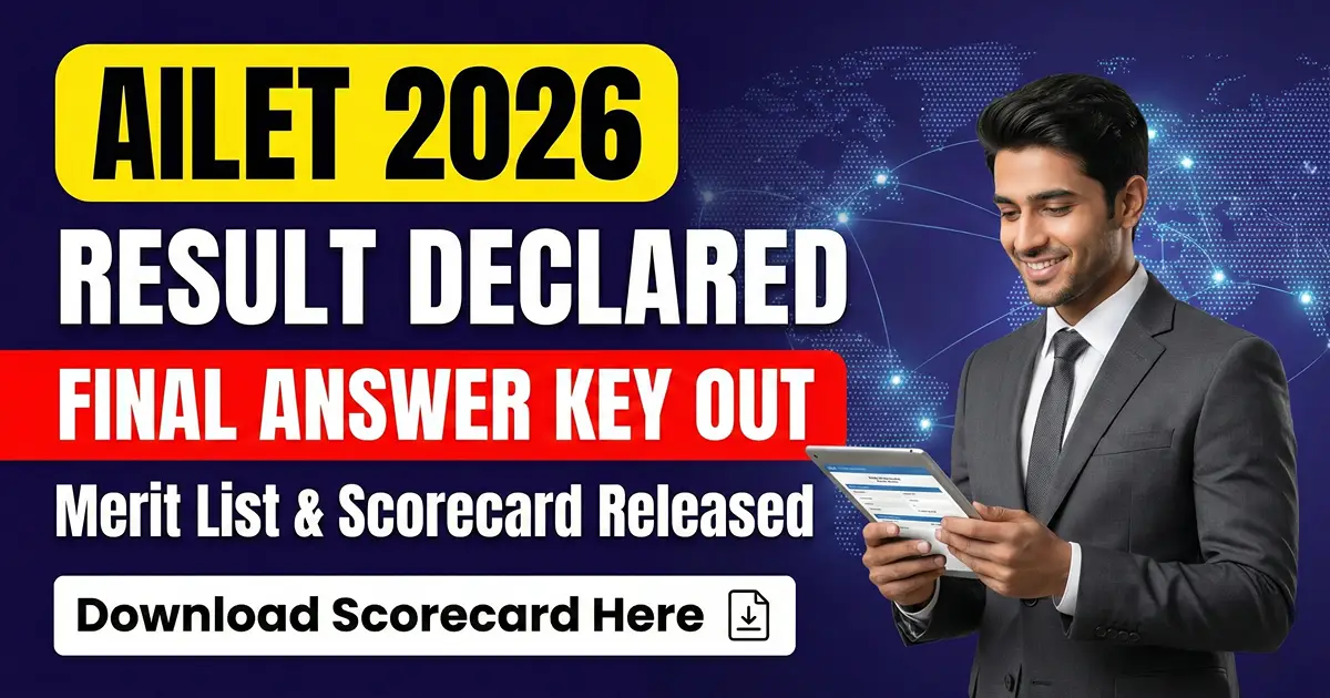 AILET 2026 Result & Final Answer Key Released – Download PDF Link