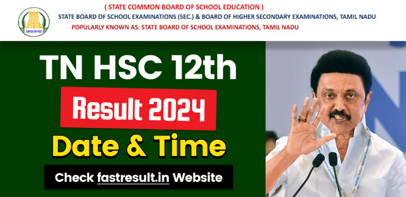 TN HSC Result 2024 Date & Time : TNDTE Tamil Nadu Board HSC 12th Result to be Declared on 6th May; Details Here