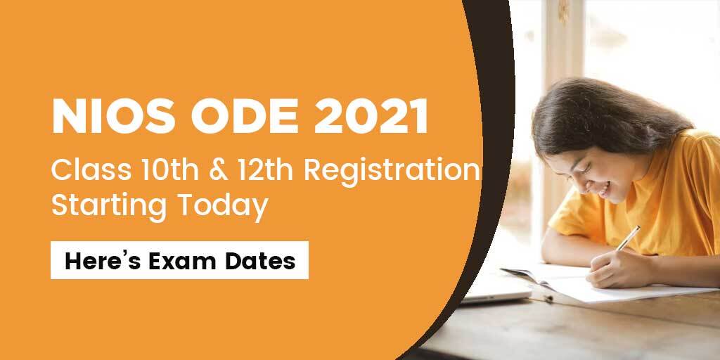 NIOS ODE Class 10th & 12th Registration Starting Today; Here’s Exam Dates