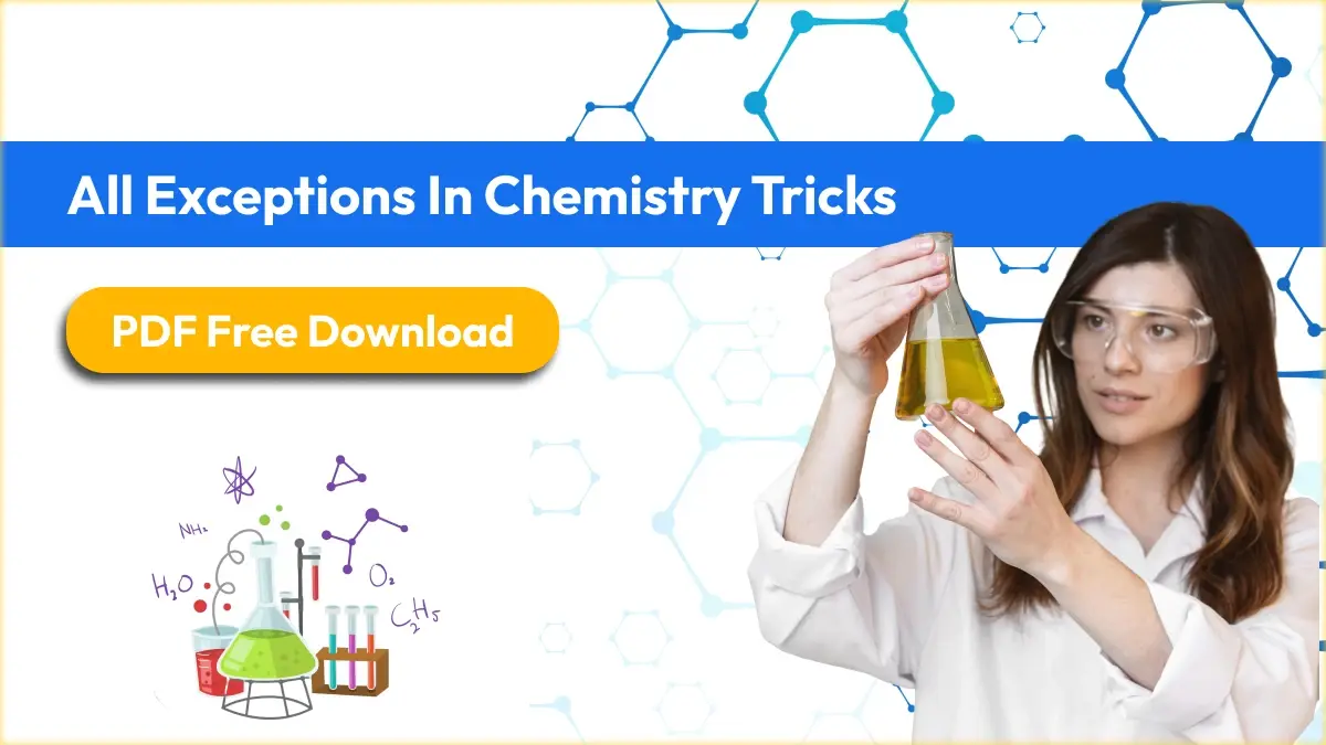 All Exceptions in Chemistry Tricks PDF Free Download