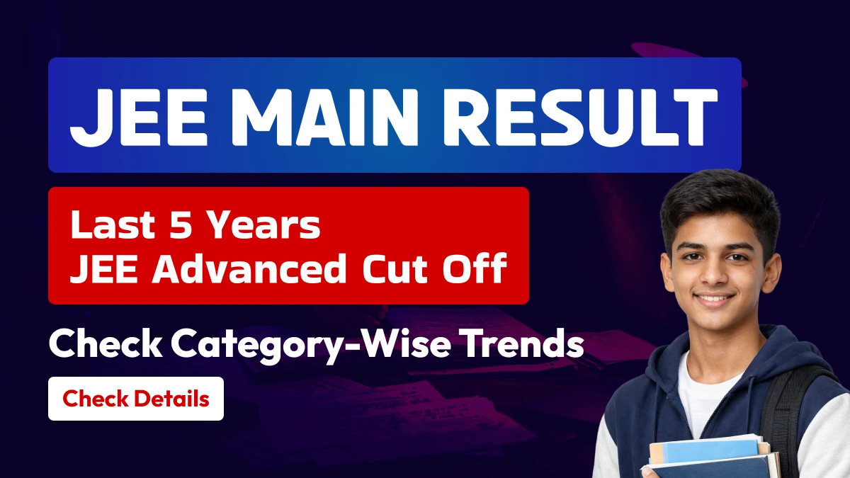 JEE Main Result 2026: Last 5 Years JEE Advanced Cut Off; Check Category-Wise Trends