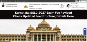 Karnataka SSLC 2027 Exam Fee Revised: Check Updated Fee Structure; Details Here