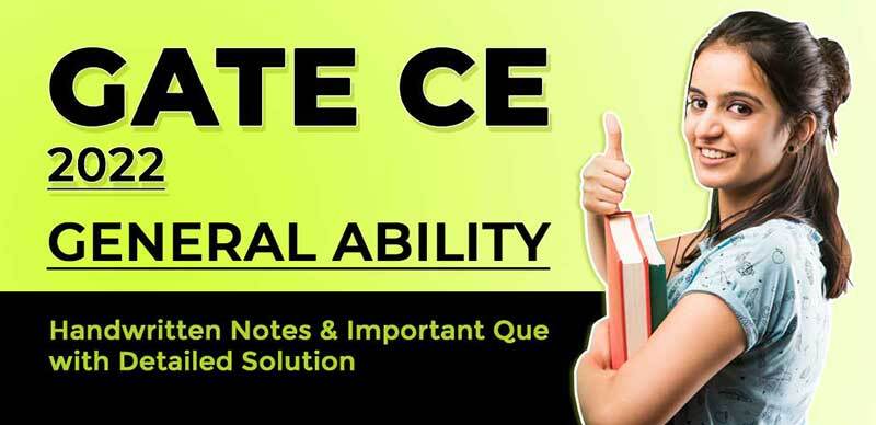 GATE CE Handwritten Notes & Important Question of General Ability For GATE 2022 Exam