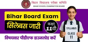 Bihar Board Class 11 Syllabus 2025-26: बिहार बोर्ड कक्षा 11वी सिलेबस जारी  –विषयवार PDF डाउनलोड  करें
