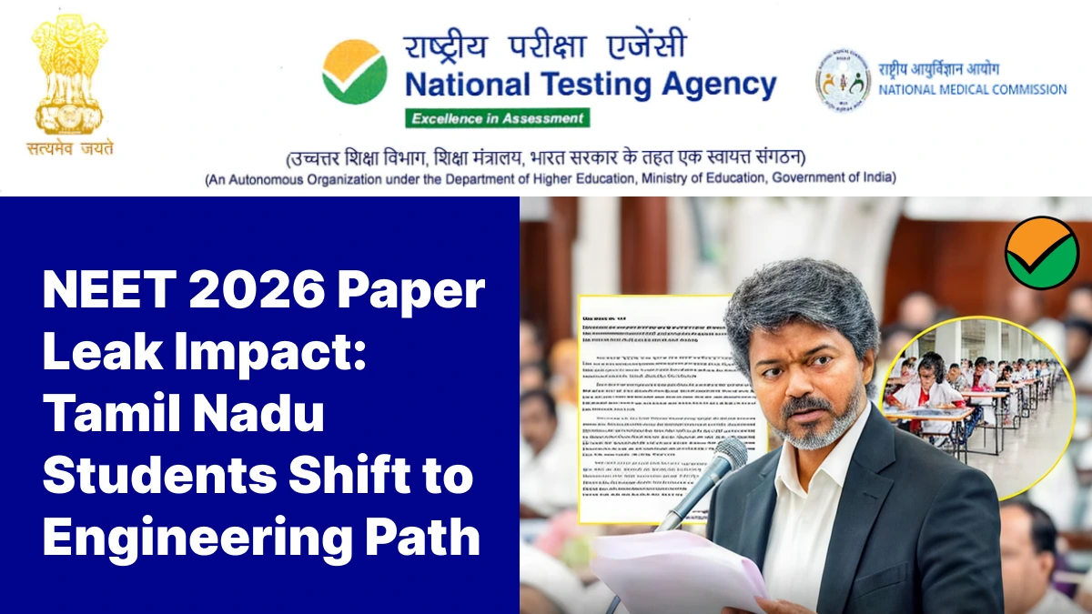 NEET 2026 Paper Leak Impact: Tamil Nadu Students Shift to Engineering Path - Check Full Details
