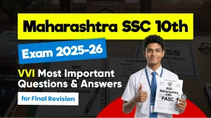 Maharashtra SSC 10th Science Part 1 Exam 2026 : Most Important Questions Answers for Last-Minute Revision