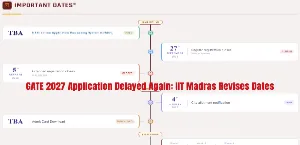 GATE 2027 Application Delayed Again: IIT Madras Revises the Schedule