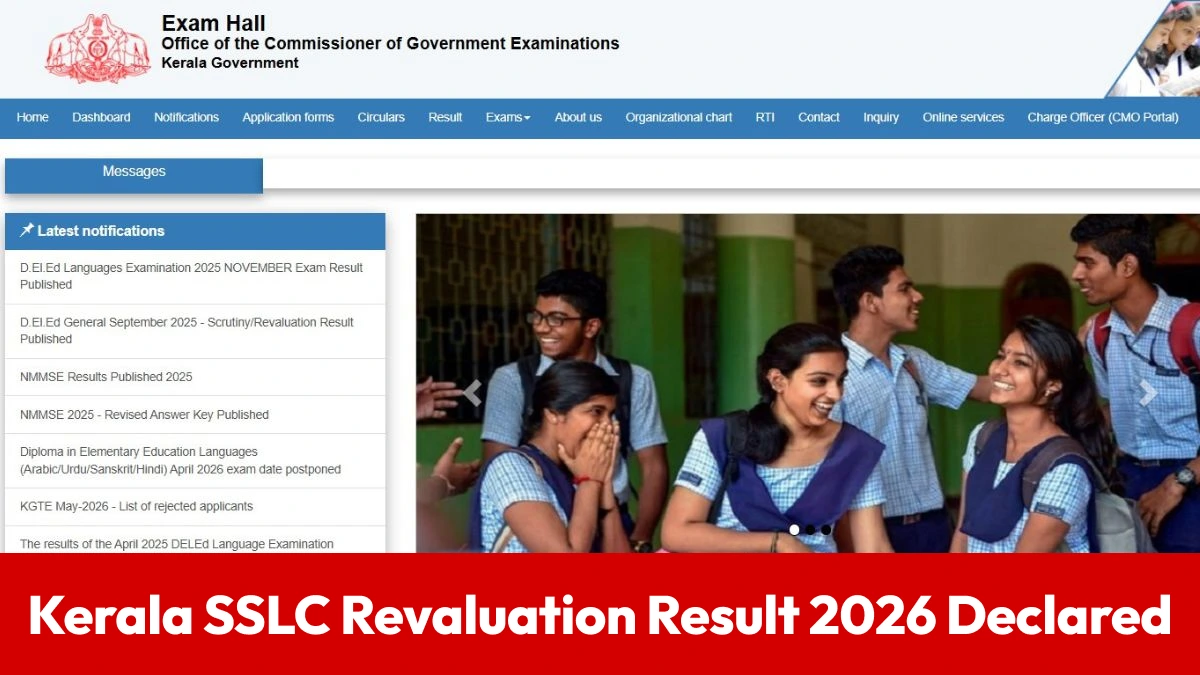 Kerala SSLC Revaluation Result 2026 Declared – Download Scorecard via Direct Link Here