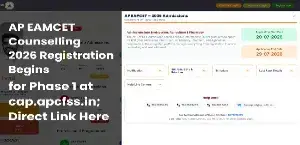 AP EAMCET Counselling 2026 Phase 1 Registration Begins: Check Eligibility, Documents and Apply Online