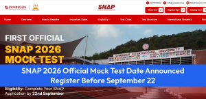 SNAP 2026 Official Mock Test Date Announced: Register Before September 22; Check Full Details