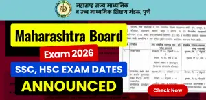 Maharashtra Board 2026: SSC, HSC Exam Dates Announced, Check Theory and Practical Dates