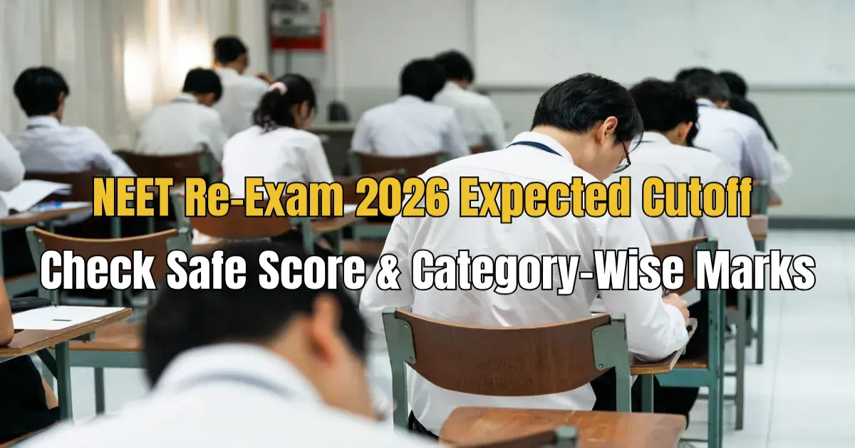 NEET Re-Exam 2026 Expected Cutoff: Check Safe Score & Category-Wise Marks - Details Here
