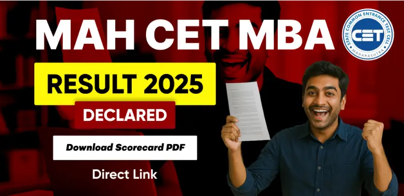 MAH CET MBA Result 2025 Declared; Download Scorecard PDF Direct Link Here