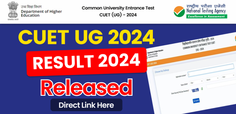 CUET UG Result 2024 Declared: Direct Link and Steps to Download Scorecard