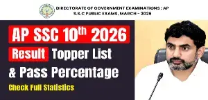 AP SSC Topper List 2026: 85.25% Passed - Toppers Names, Marks, District List & Check Full Statistics