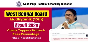 WB Madhyamik Topper List 2026 – Rank Wise Names, Marks & Full Result Statistics
