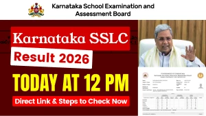Karnataka SSLC Result 2026 Today at 12 PM - Direct Link & Steps to Check Now
