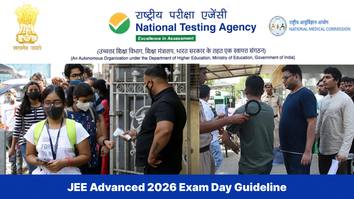 JEE Advanced 2026 Exam Day Guidelines: Dress Code, Allowed & Banned Items