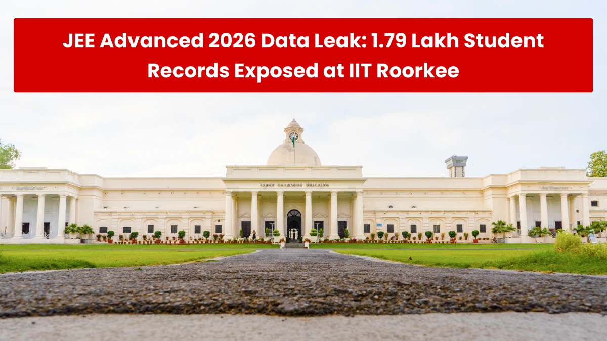 JEE Advanced 2026 Data Leak: 1.79 Lakh Student Records Exposed at IIT Roorkee