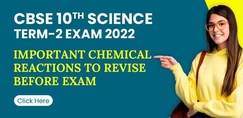 CBSE 10th Science Term-2 Exam 2022 : Important Chemical Reactions To Revise Before Exam