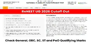 ReNEET UG 2026 Cutoff Out: Check General, OBC, SC, ST and PwD Qualifying Marks