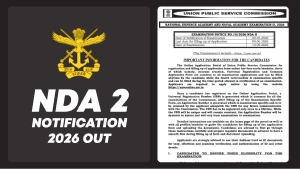 NDA 2 2026 Notification (Out): Vacancies, Eligibility, Important Dates & How to Apply