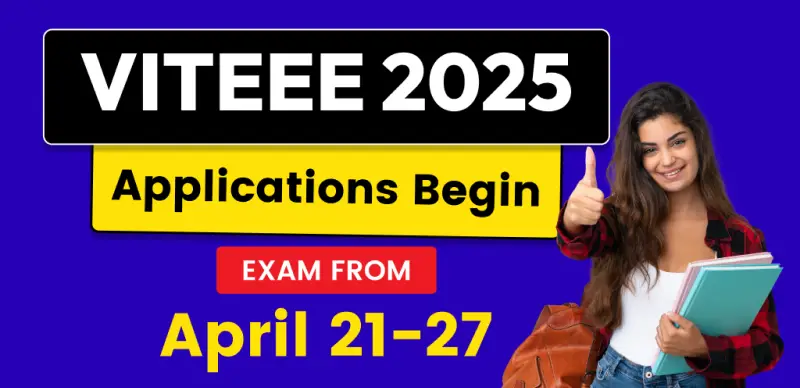 VITEEE 2025: Applications Begin for BTech Entrance, Exam from April 21-27
