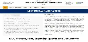 NEET UG Counselling 2026 Guide: MCC Process, Fees, Eligibility, Quotas, and Documents