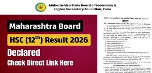 Maharashtra HSC (12th) Result 2026 Declared – Check Direct Link Here