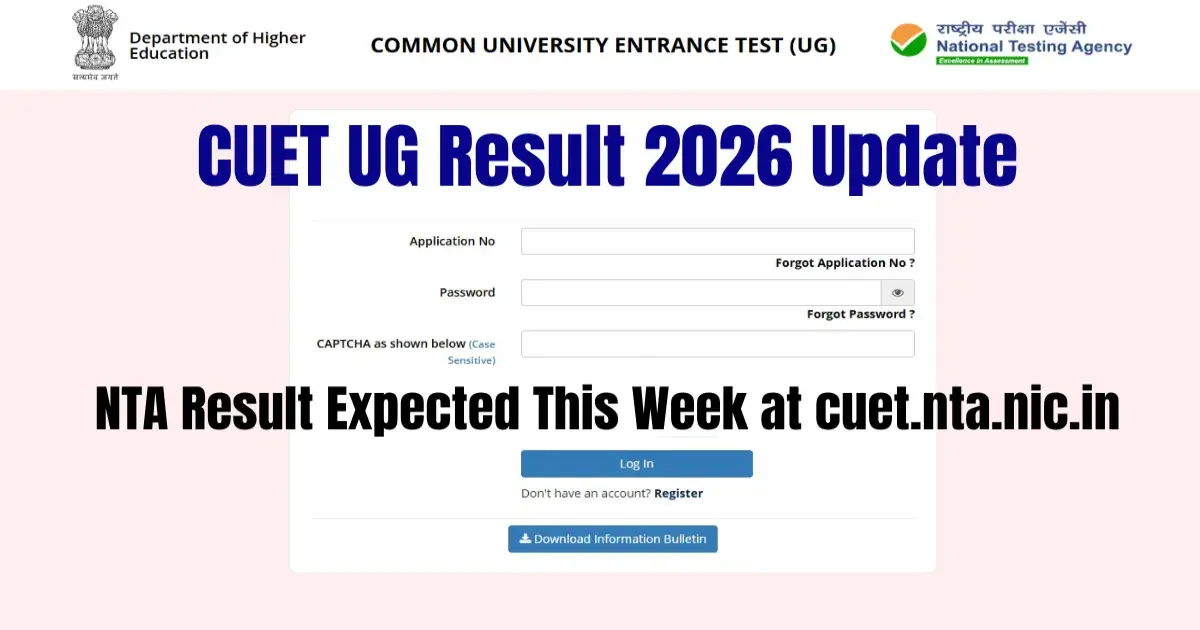 CUET UG Result 2026 Update: NTA Result Expected This Week at cuet.nta.nic.in - Check Full Details