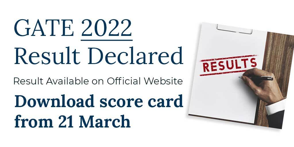 GATE 2022 Result Declared On Official Website By IIT Kharagpur