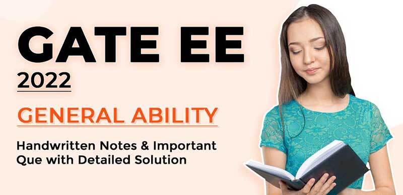 GATE EE Handwritten Notes & Important Question of General Ability For GATE 2022 Exam