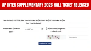 AP Inter Supplementary 2026 Hall Ticket Released – Download Link