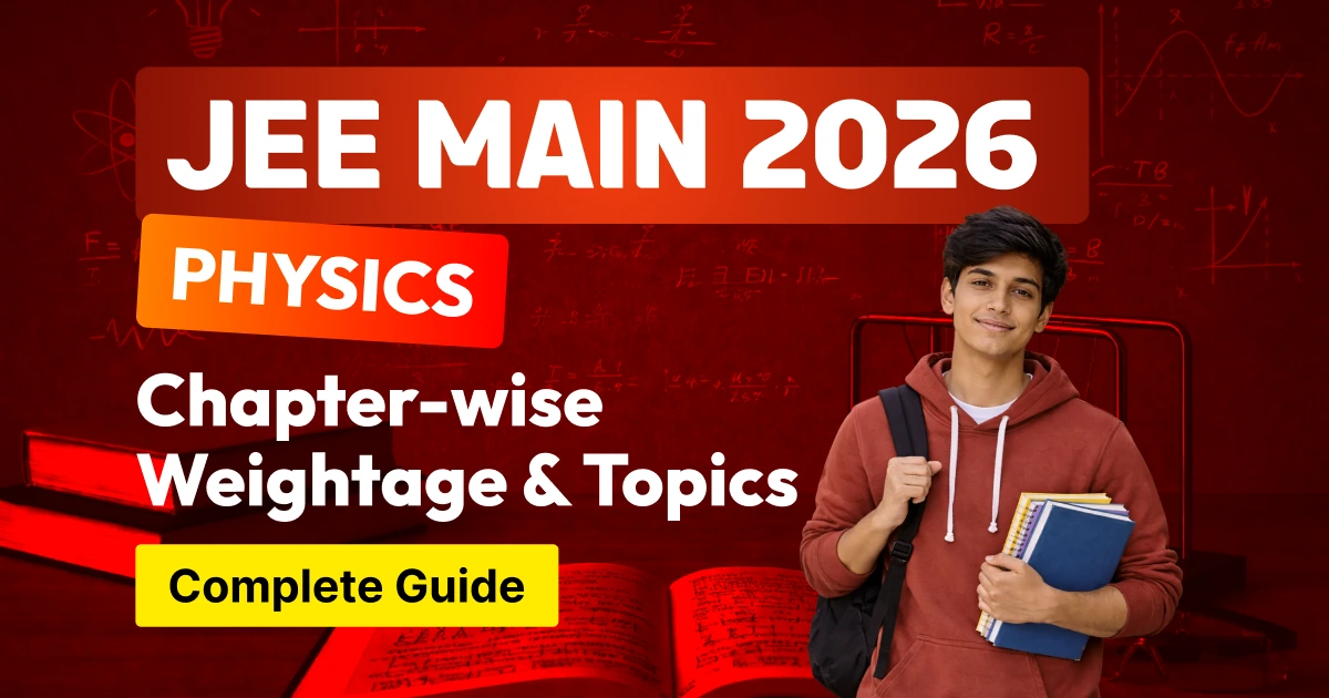 JEE Main Physics 2026 Chapter-wise Weightage & Topics - Complete Guide