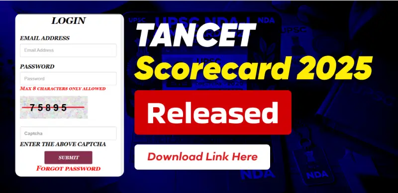 TANCET Scorecard 2025 Released: Direct Download Link Here